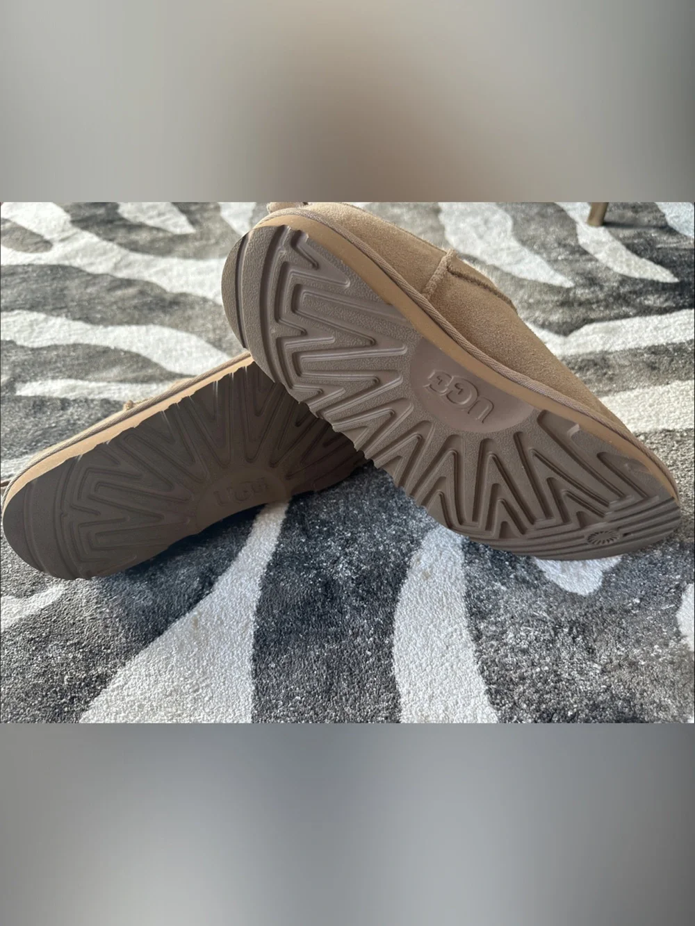 UGG Classic Micro, bootie or slipper, women’s 8, kids size 6, color moonlight
